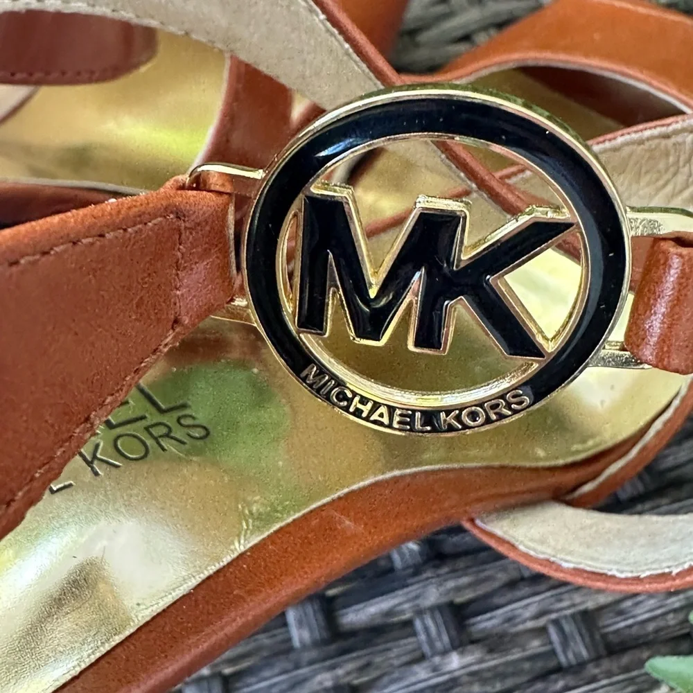 Michael Kors Brown Strappy Heels